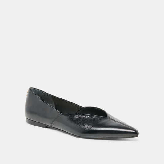 GEMA FLATS BLACK LEATHER