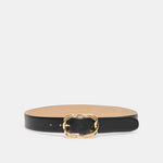 Braided Black Gold Buckle Belt | Dolce Vita