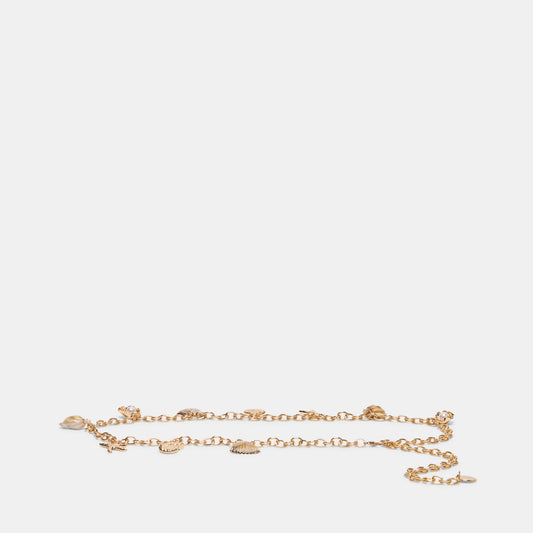 Shell Gold Chain Link Belt | Dolce Vita