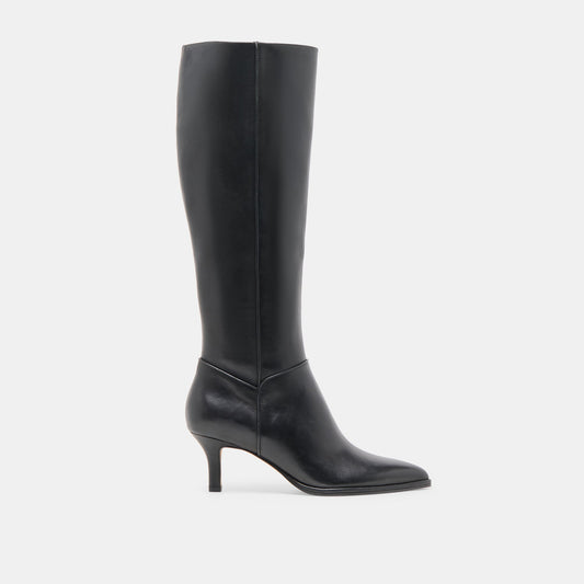 Aldy Black Leather Boots | Dolce Vita