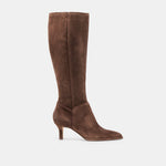 Aldy Dk Brown Suede Boots | Dolce Vita