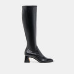 Alivia Black Leather Boots | Dolce Vita