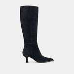 Auggie Boots | Onyx Suede Boots by Dolce Vita
