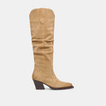 Buckly Camel Suede Boots | Dolce Vita