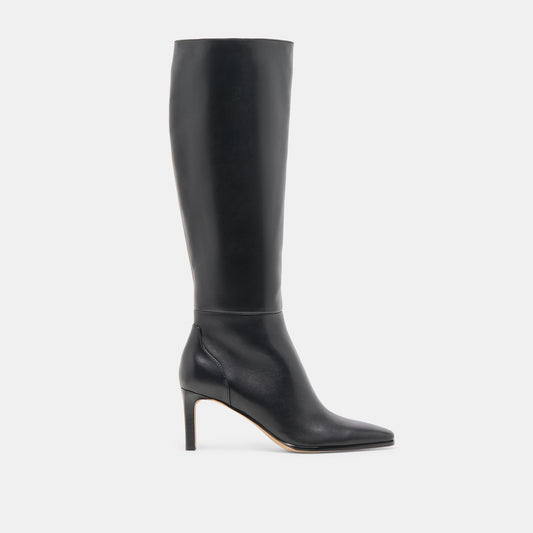 Emmi Black Leather Boots | Dolce Vita