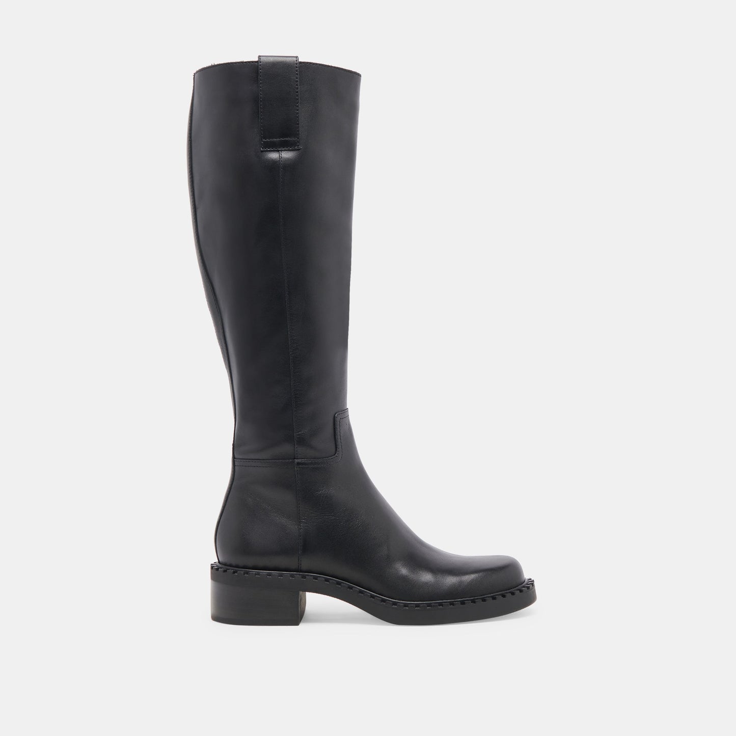 Glory H2O Waterproof Black Leather Extra Wide Calf Boots | Dolce Vita