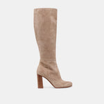 Hudsin Wide Calf Barley Suede Boots | Dolce Vita