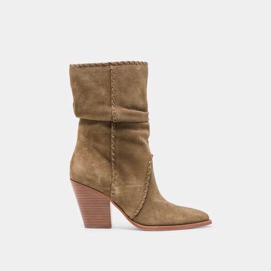 Julith Olive Suede Boots | Dolce Vita