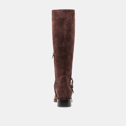 KILIAN H2O WIDE CALF BOOTS MAHOGANY SUEDE