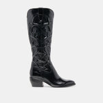 Mirla Black Leather Boots | Dolce Vita
