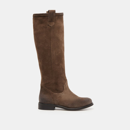 Ramzy Chocolate Suede Boots | Dolce Vita