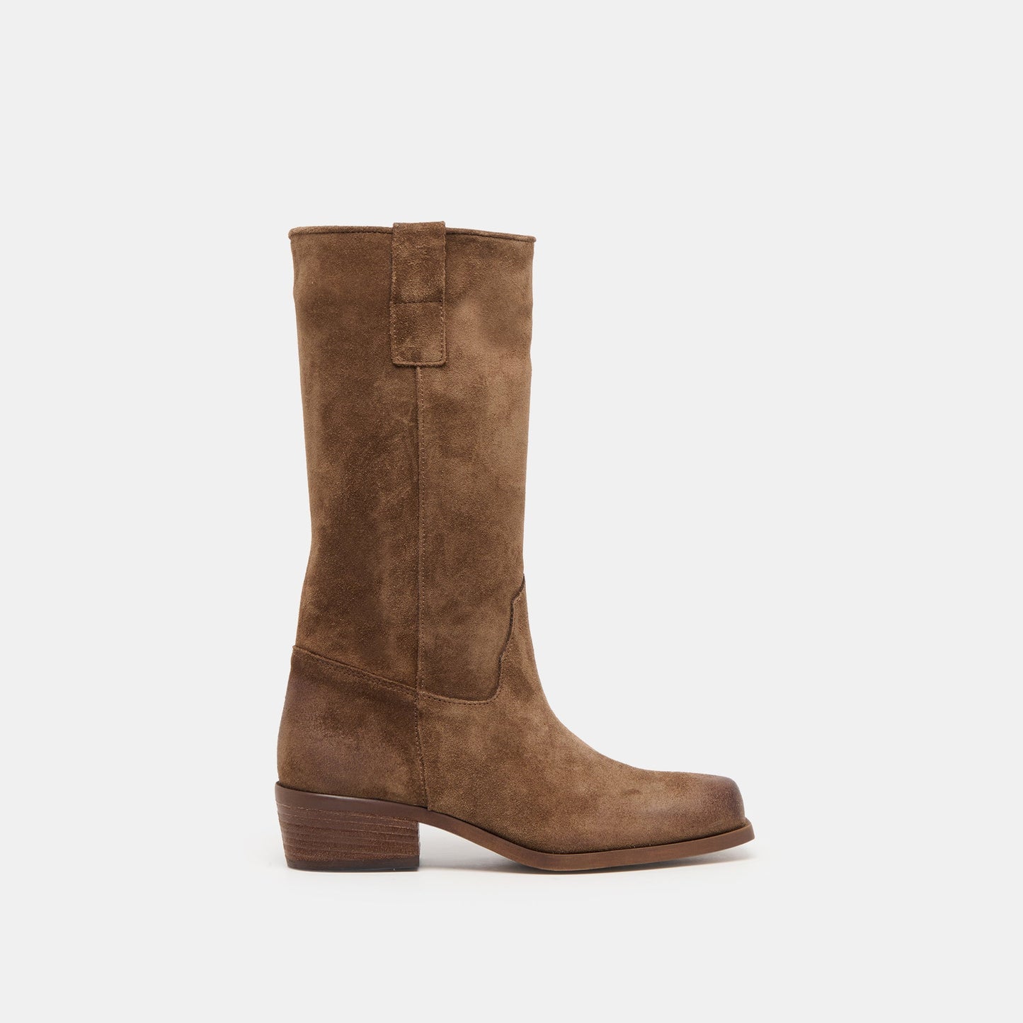 Romie Chocolate Suede Boots | Dolce Vita