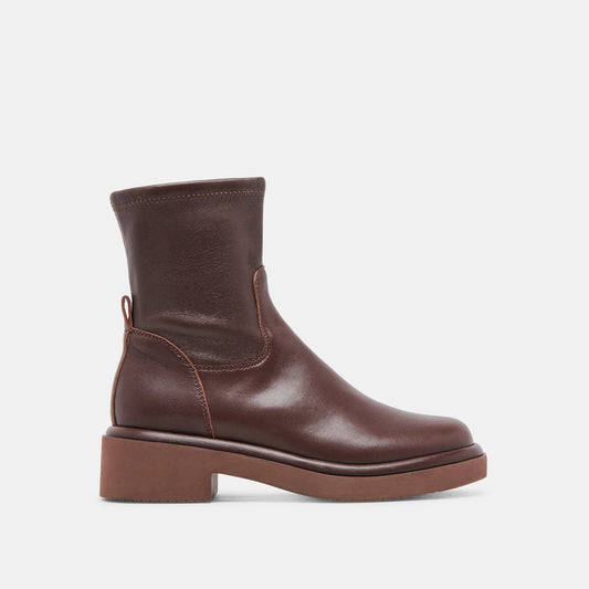 Simaya H2O Waterproof Mahogany Leather Boots | Dolce Vita