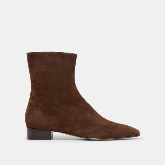 Tarine Dk Brown Nubuck Booties | Dolce Vita