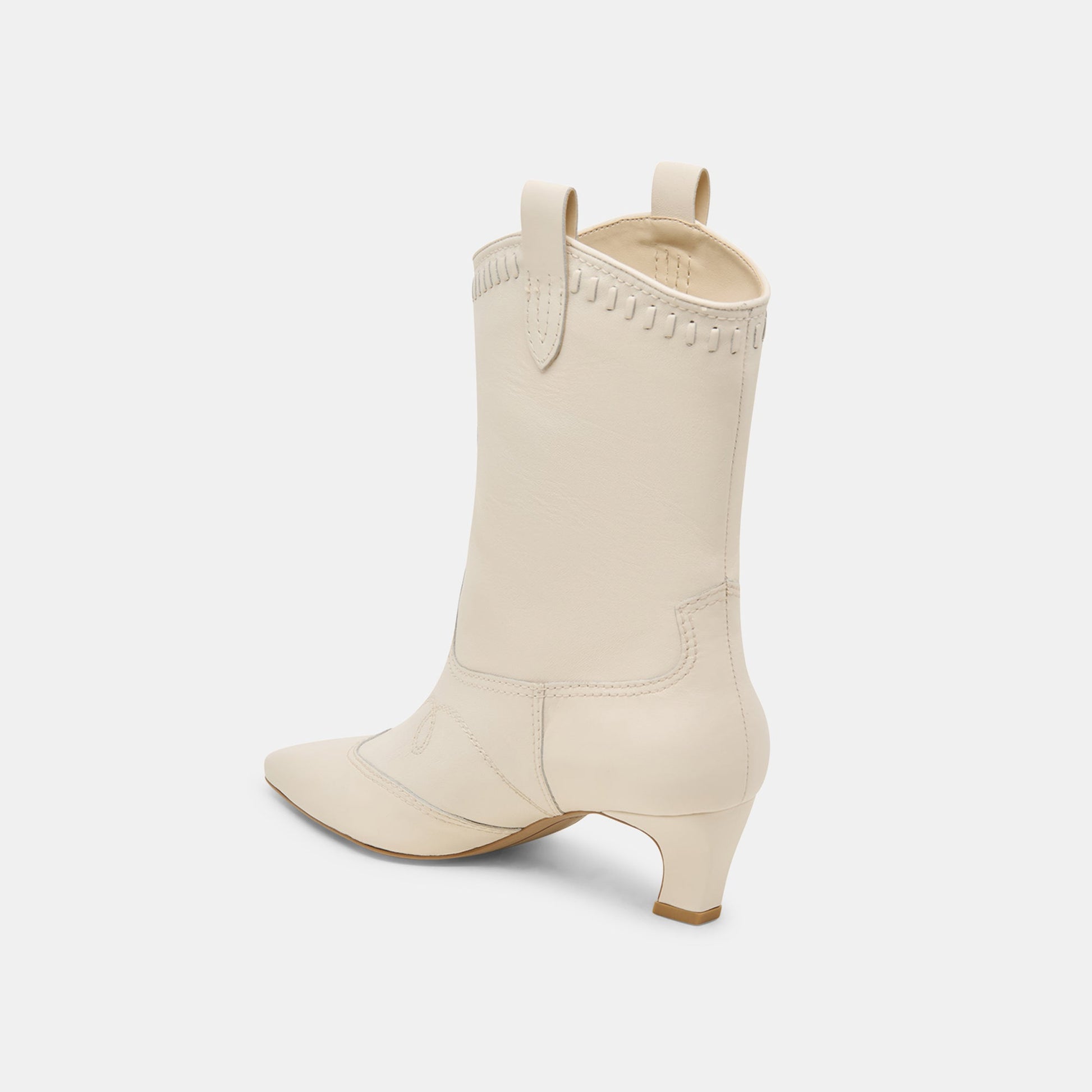 TAVLA BOOTS OFF WHITE LEATHER