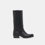 Romie Black Leather Boots | Dolce Vita