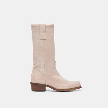 Romie Lt Taupe Suede Boots | Dolce Vita