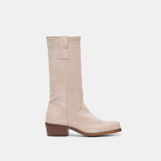 Romie Lt Taupe Suede Boots | Dolce Vita