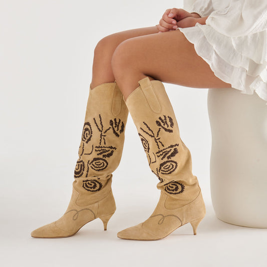 WILDE BOOTS SAND SUEDE