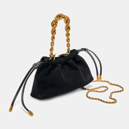 Cleo Black Suede Crossbody | Dolce Vita