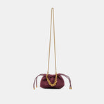 Cleo Burgundy Suede Crossbody | Dolce Vita