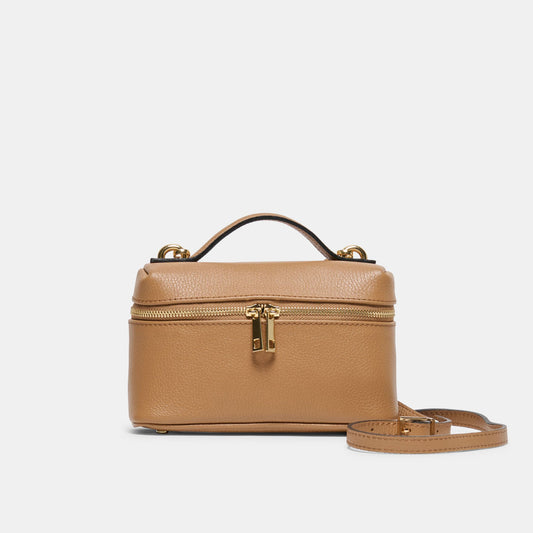 Leony Tan Leather Crossbody | Dolce Vita