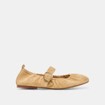 Caely Honey Suede Ballet Flats | Dolce Vita