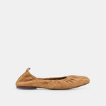 Conrad Lt Brown Suede Ballet Flats | Dolce Vita