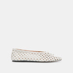 Edda Bone Woven Leather Ballet Flats | Dolce Vita