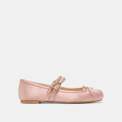 Gibsen Blush Satin Ballet Flats | Dolce Vita