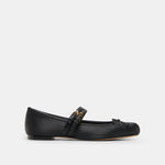 Gibsen Onyx Satin Ballet Flats | Dolce Vita