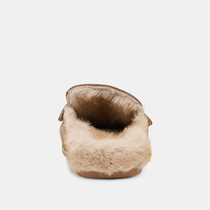JODERO PLUSH FLATS MUSHROOM SUEDE