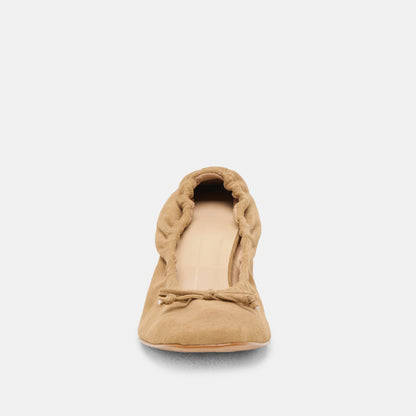 KARMIN HEELS DK TAUPE SUEDE