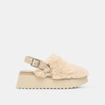 Lansy Natural Plush Flats | Dolce Vita