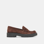 Merek Dk Brown Suede Loafers | Dolce Vita