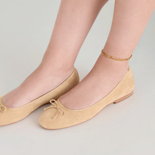 RITLA BALLET FLATS HONEY SUEDE