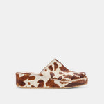 Rosita Cocoa Taurus Calf Hair Flats | Dolce Vita