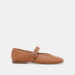 Roslyn Saddle Woven Leather Ballet Flats | Dolce Vita
