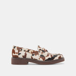 Tiggy Cocoa Taurus Calf Hair Loafers | Dolce Vita