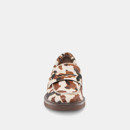 TIGGY LOAFERS COCOA TAURUS CALF HAIR