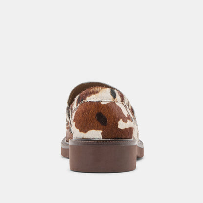 TIGGY LOAFERS COCOA TAURUS CALF HAIR