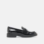 Tiggy Midnight Crinkle Patent Loafers | Dolce Vita