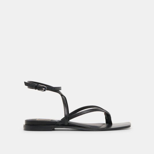 Tyrice Black Leather Sandals | Dolce Vita