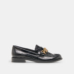 Waylen Midnight Crinkle Patent Loafers | Dolce Vita