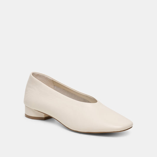 ANDEY BALLET FLATS BONE LEATHER