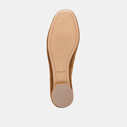 ANDEY BALLET FLATS BROWN SUEDE