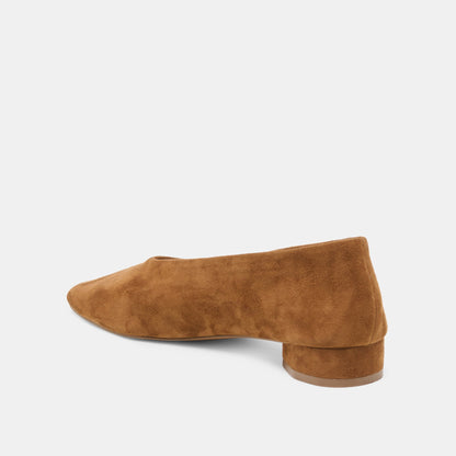 ANDEY BALLET FLATS BROWN SUEDE