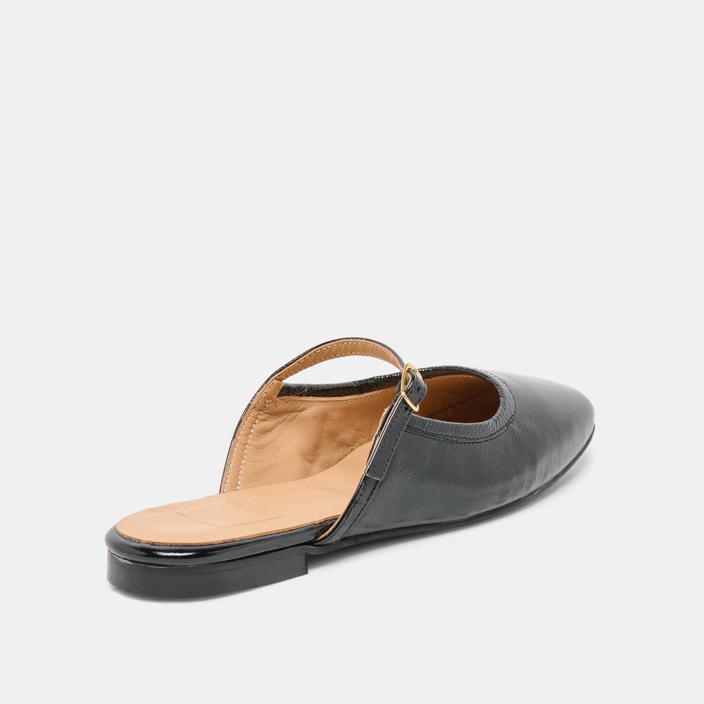 ELIO FLATS BLACK LEATHER