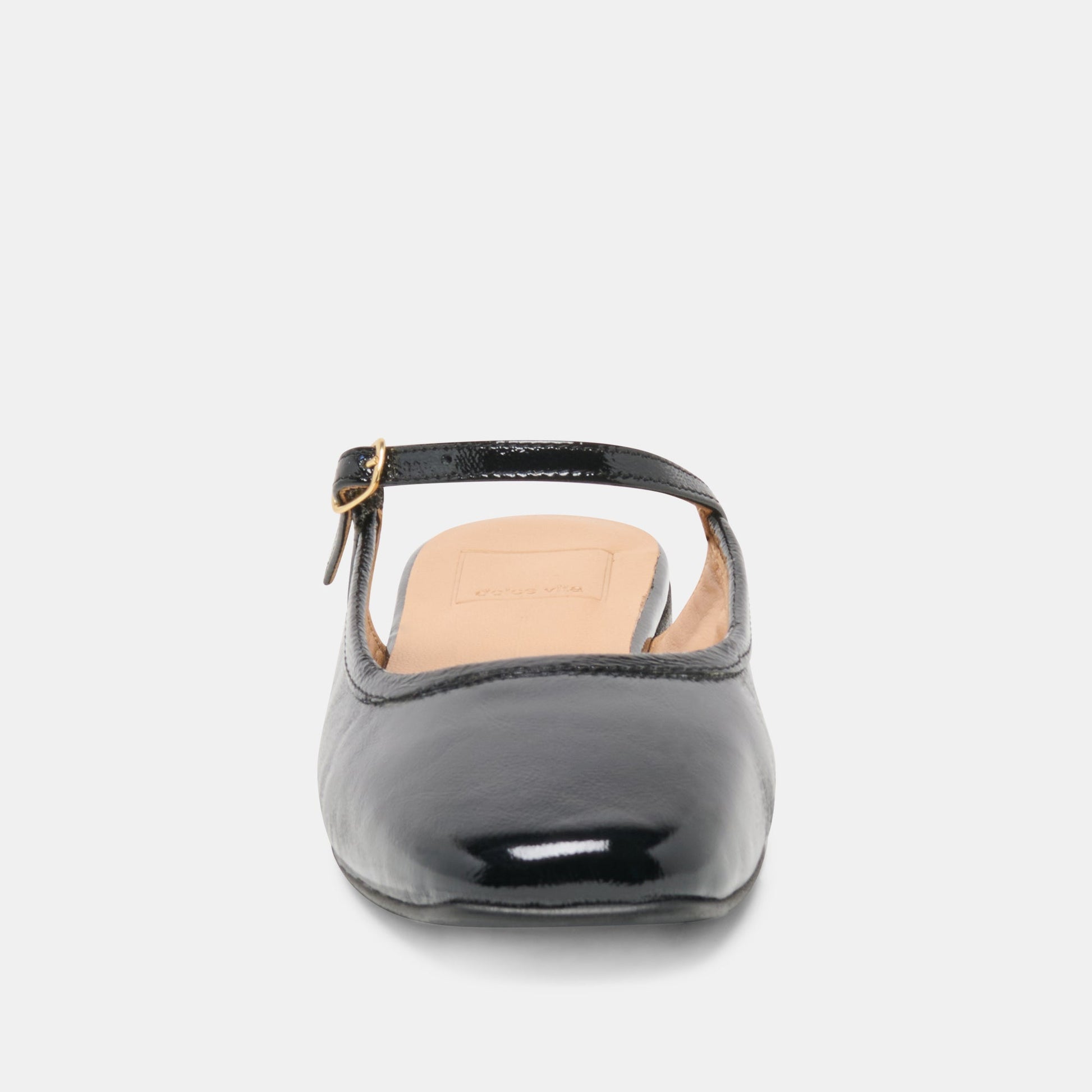 ELIO FLATS BLACK LEATHER