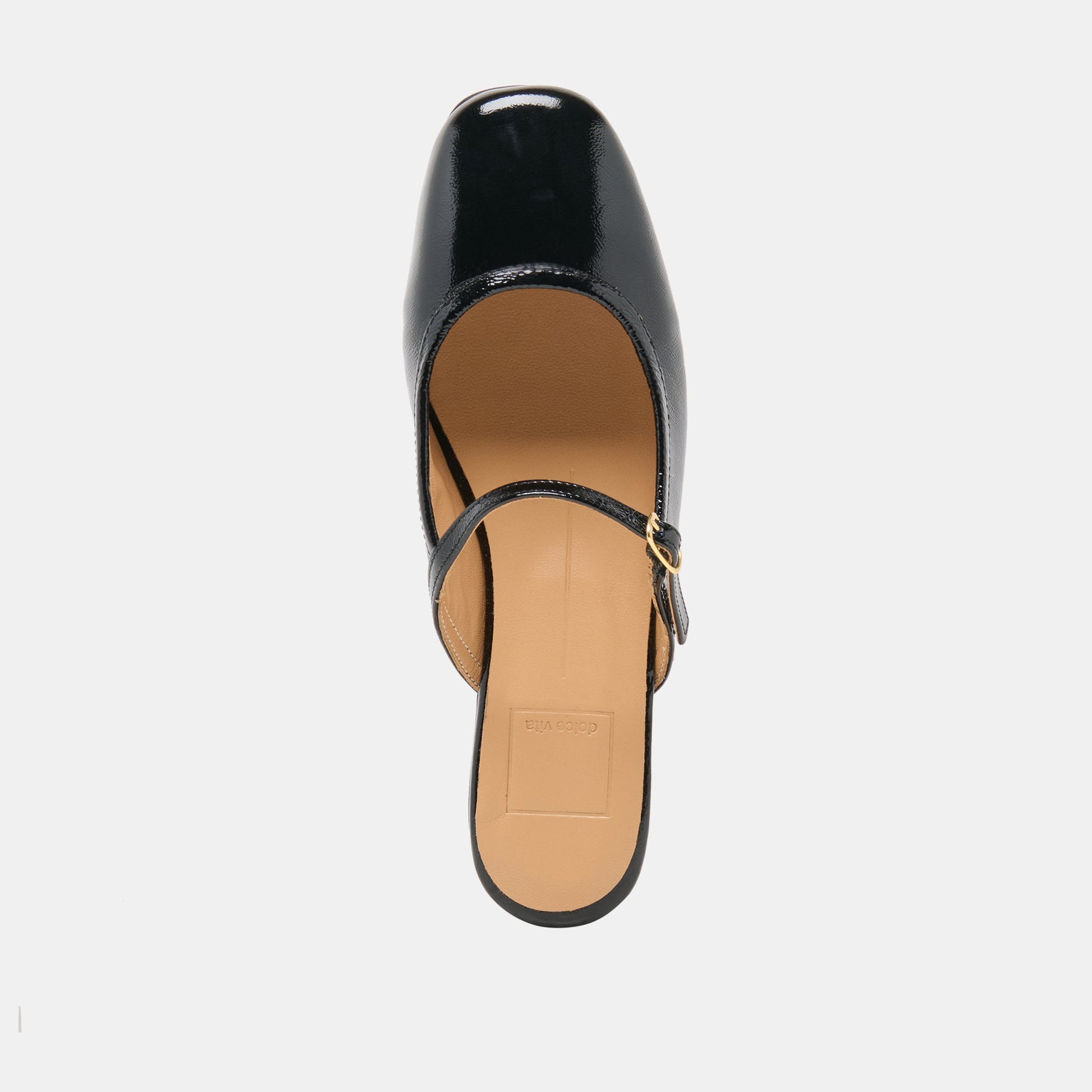 ELIO FLATS BLACK LEATHER